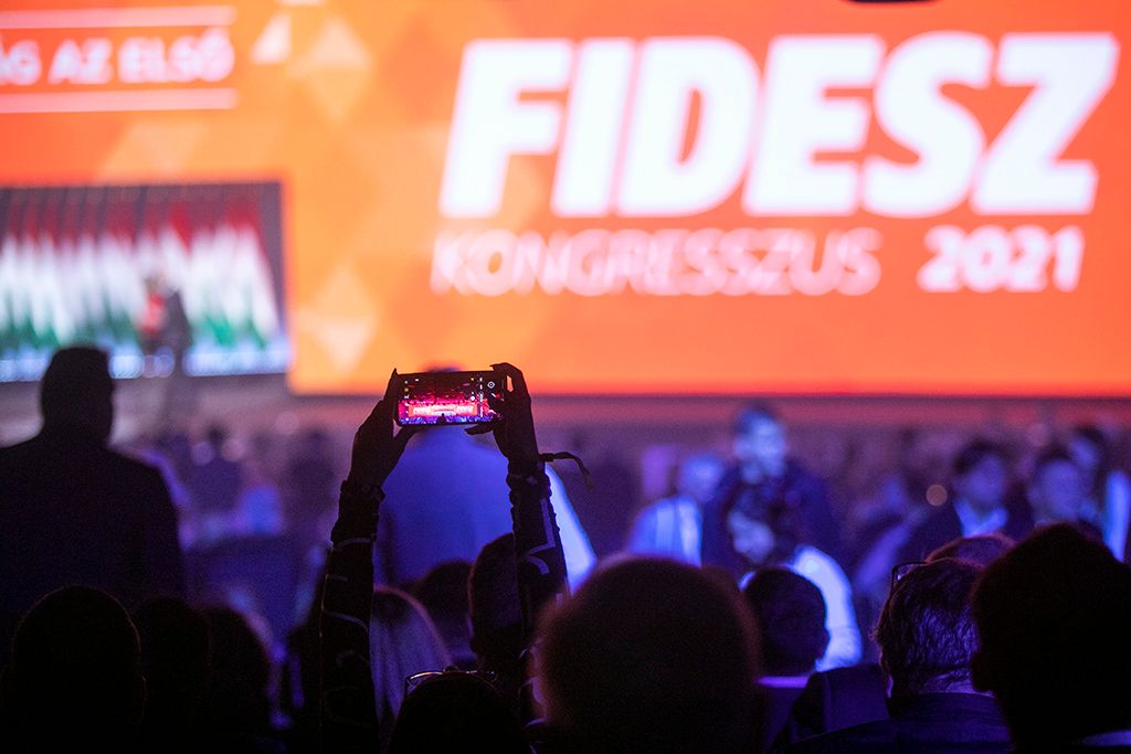 Fidesz 29. tisztújító kongresszusán Budapesten, a Hungexpón  Fotó: Horváth Péter Gyula