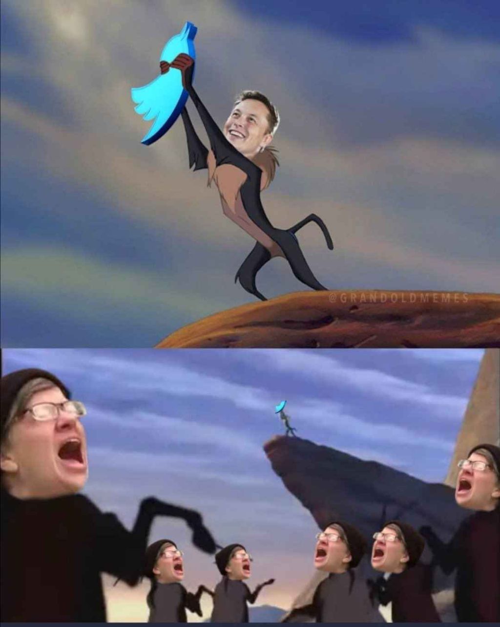 Forrás: Twitter \ Elon Musk twitter meme