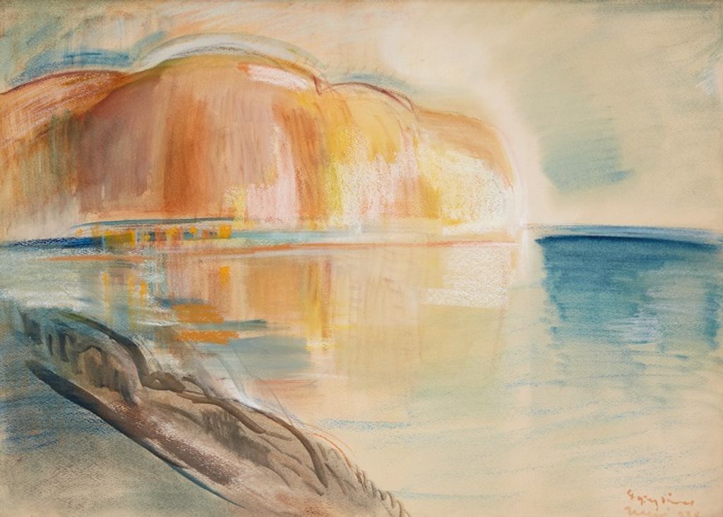 Egry József_ Fények a víz felett (Aranyöböl Nerviben), 1938, ResoArt Collection.jpg