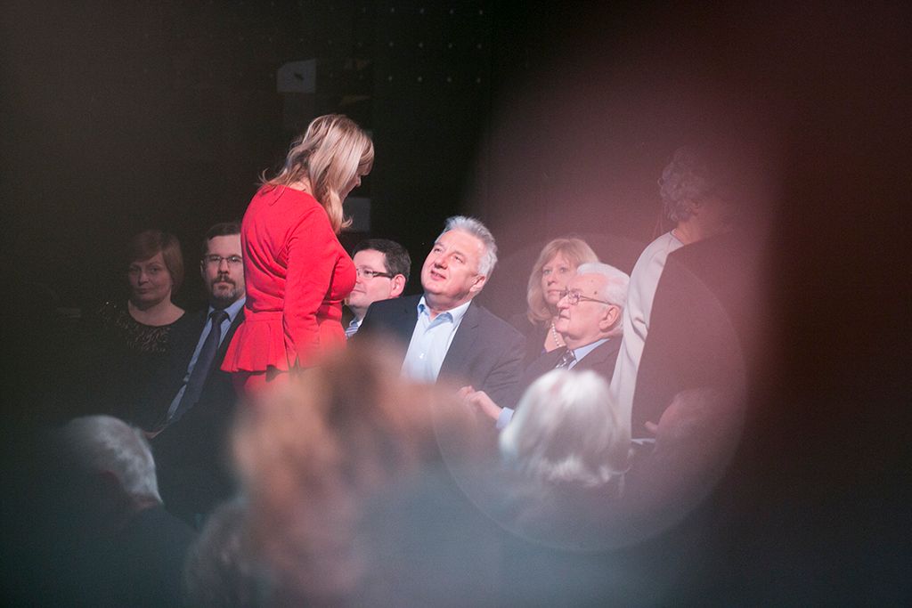 Budapest, 2018. február 18. Orbán Viktor miniszterelnök hagyományos évértékelő beszédét tartja a Várkert Bazárban 2018. február 18-án. Fotó: Horváth Péter Gyula