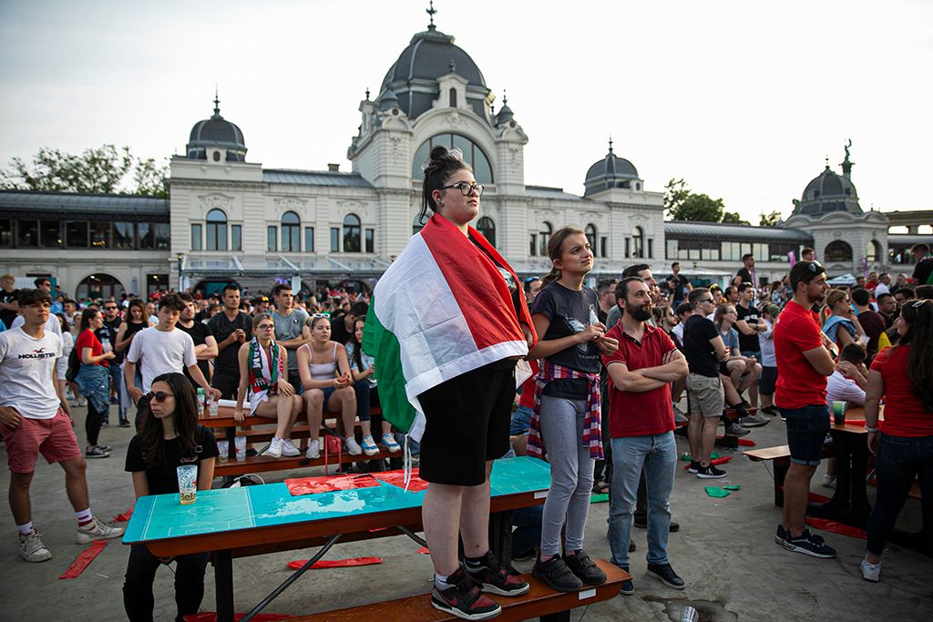 Magyarország- Portugália mérkőzés  szurkolói zóna 3-HPGy