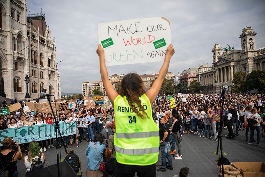 Demonstráció a harmadik globális klímasztrájk keretében Budapesten 23-HPGy