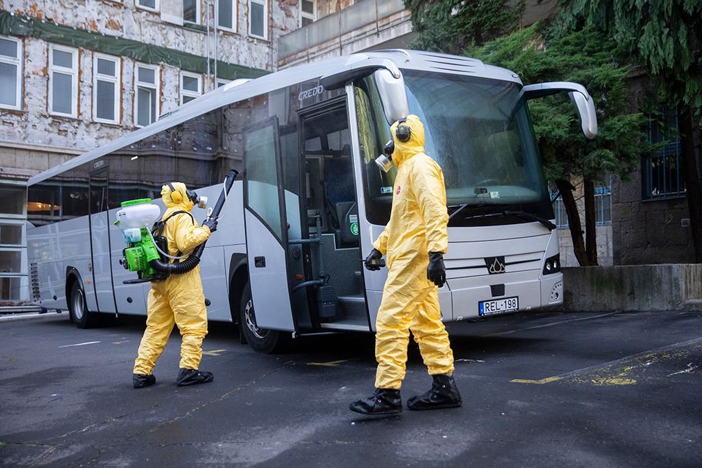 A Járványügyi Bevetési Egység sajtónyilvános gyakorlata 17-HPGy