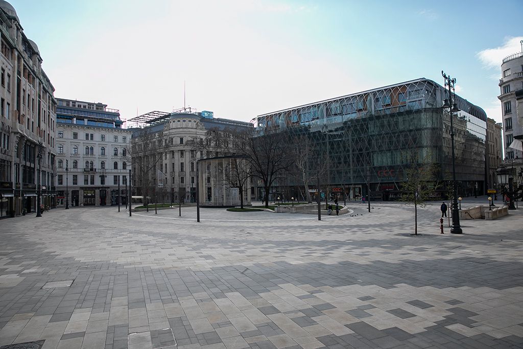 Vörösmarty tér Koronavírus Budapest 17-HPGy