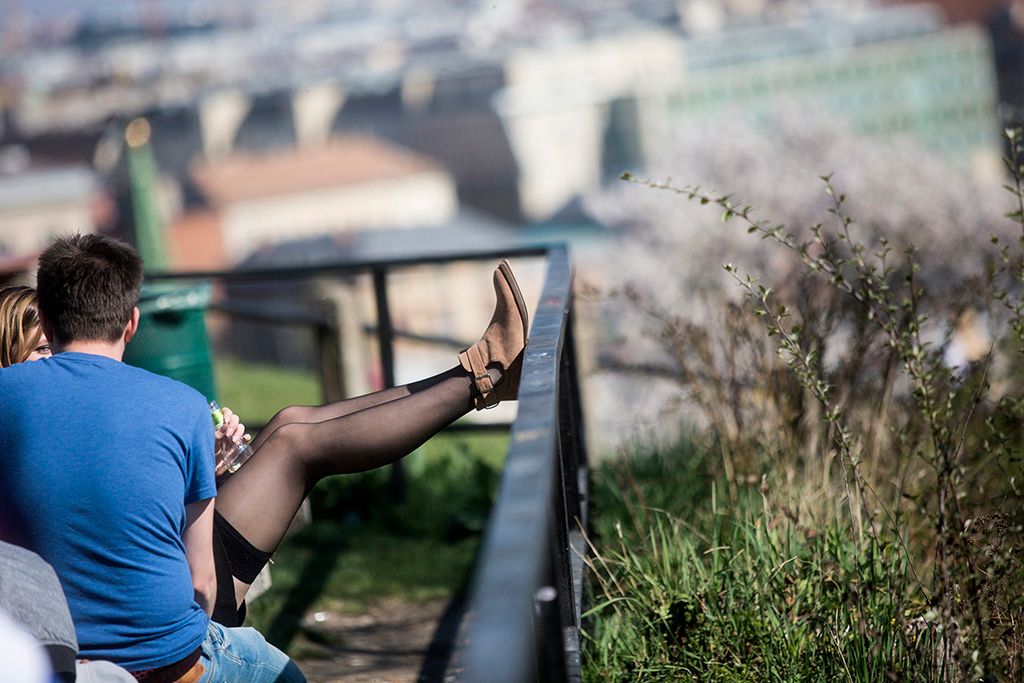 Amikor végre beköszönt a tavasz- Budapesti napsütötte életképek Fotó: Horváth Péter Gyula