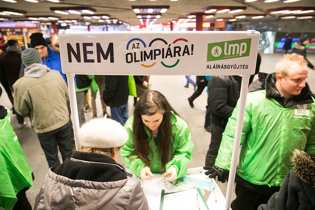 Az LMP megkezdte az aláírásgyűjtést az olimpiáról szóló népszavazás kiírásáért.