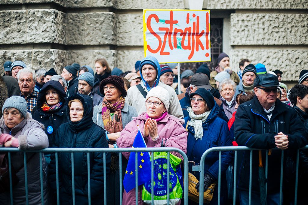 Szakszervezeti Szövetség demonstrációja Budapesten 4-HPGy