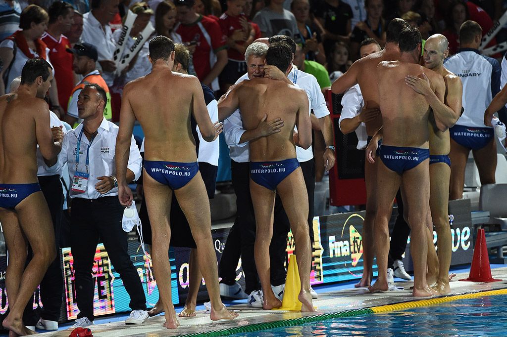 17. vizes világbajnokság férfi vízilabdatornájának döntője, a Magyarország - Horvátország mérkőzés a Hajós Alfréd Nemzeti Sportuszodában 2017. július 29-én. Fotó: Horváth Péter Gyula