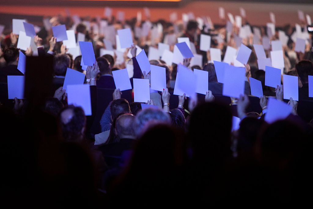 Fidesz 29. tisztújító kongresszusán Budapesten, a Hungexpón  Fotó: Horváth Péter Gyula