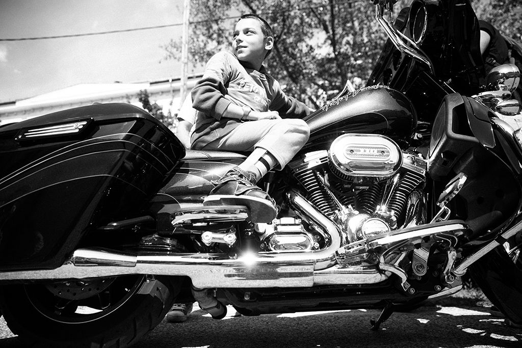 Résztvevők a Pető Intézet rendhagyó, motoros felvonulással egybekötött tanévnyitóján Fotó: Horváth Péter Gyula