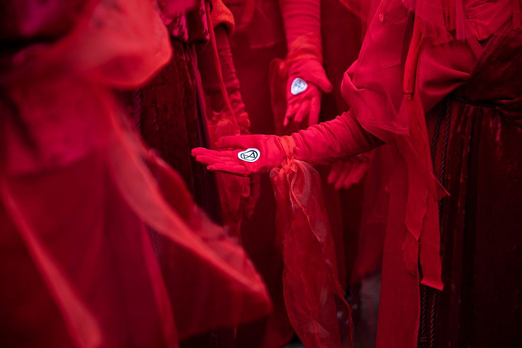 Az Extinction Rebellion környezetvédő szervezet 11-HPGy