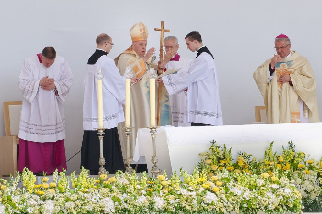 20230430 Ferenc pápa miséje a Kossuth téren // fotó: Hatlaczki Balázs