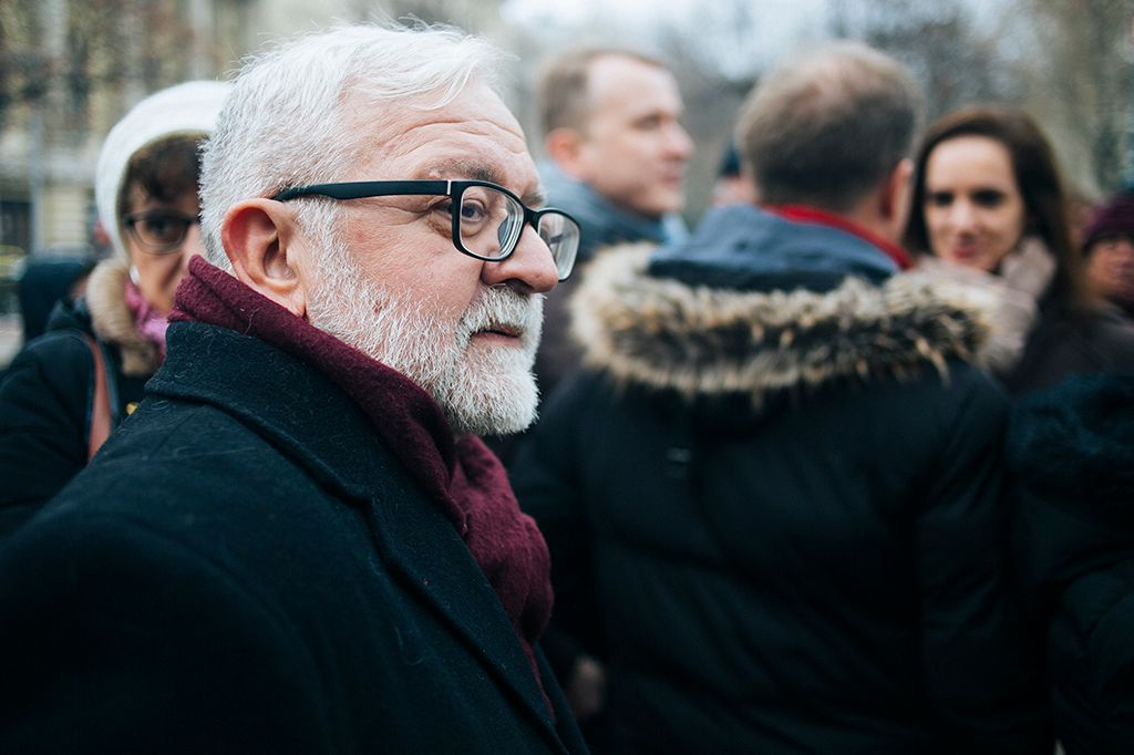 Együtt tüntetett az MSZP és a DK Czeglédy Csabáért a Szabadság téren Fotó :Horváth Péter Gyula Gy