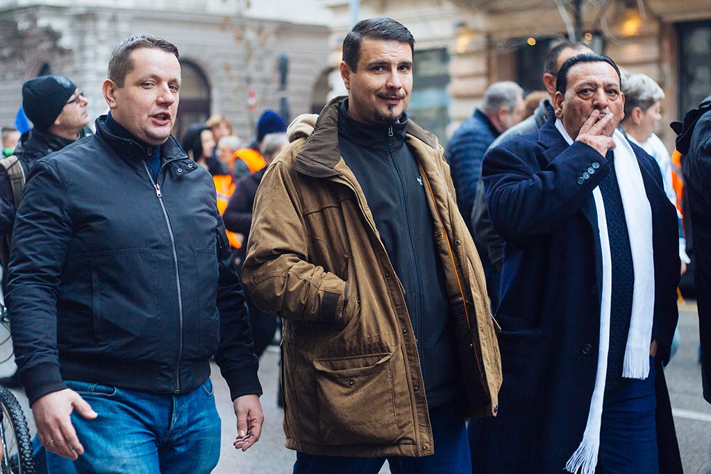 Szakszervezeti Szövetség demonstrációja Budapesten 7-HPGy