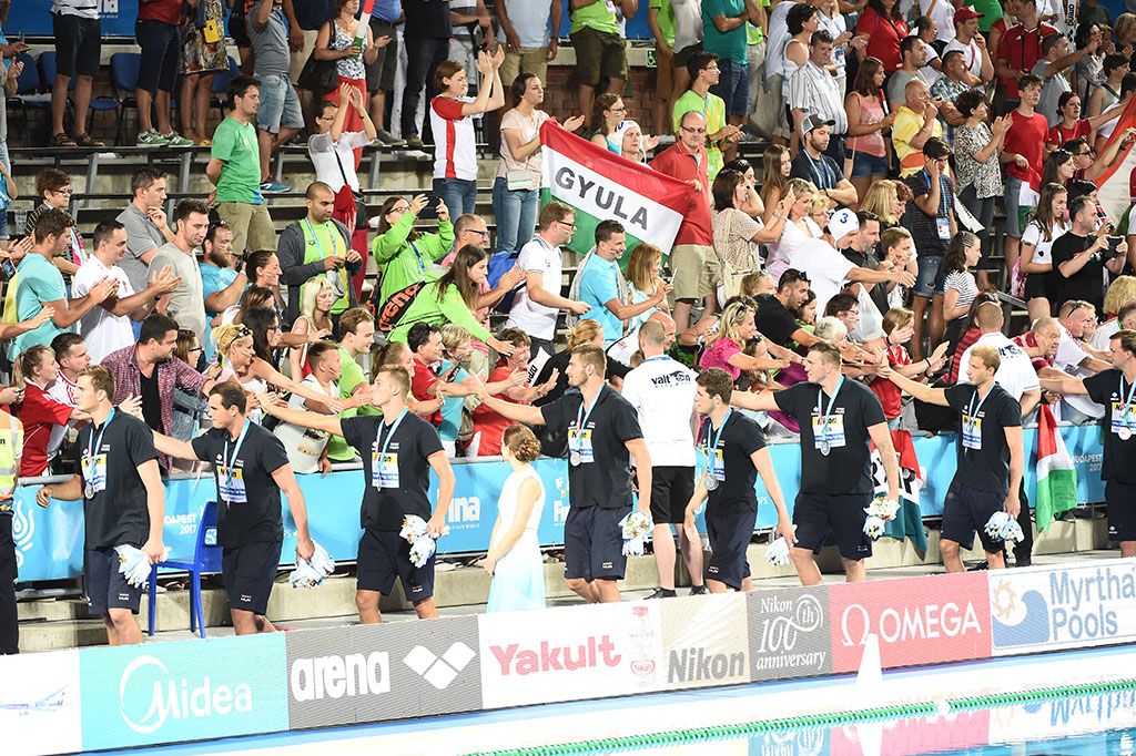 17. vizes világbajnokság férfi vízilabdatornájának döntője, a Magyarország - Horvátország mérkőzés a Hajós Alfréd Nemzeti Sportuszodában 2017. július 29-én. Fotó: Horváth Péter Gyula