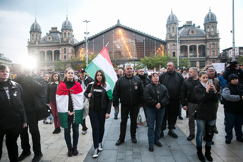 A CEU-s vircsaft elleni demonstráció! Fotó: Horváth Péter Gyula