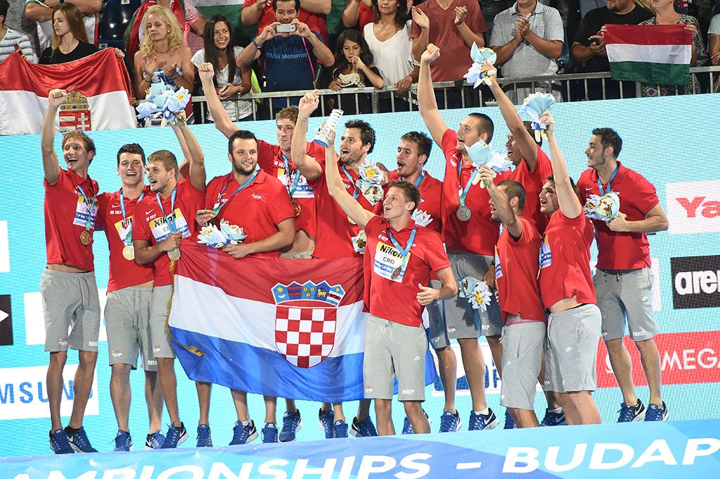 17. vizes világbajnokság férfi vízilabdatornájának döntője, a Magyarország - Horvátország mérkőzés a Hajós Alfréd Nemzeti Sportuszodában 2017. július 29-én. Fotó: Horváth Péter Gyula