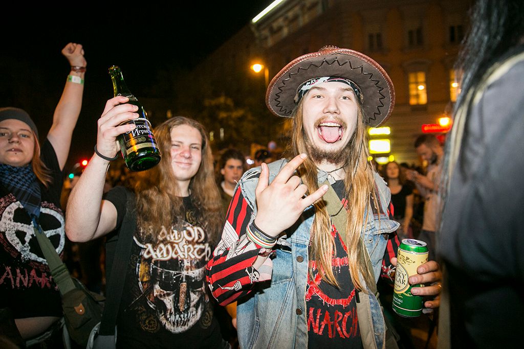 Három részre szakadt a tüntetés utáni aftertüntetés Fotó: Horváth Péter Gyula