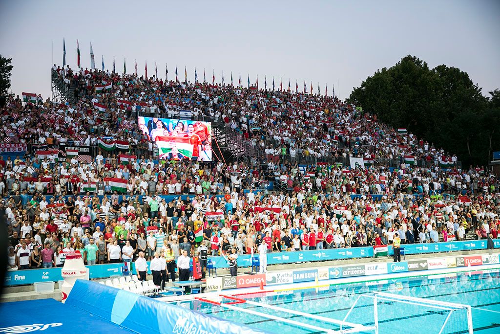 17. vizes világbajnokság férfi vízilabdatornájának döntője, a Magyarország - Horvátország mérkőzés a Hajós Alfréd Nemzeti Sportuszodában 2017. július 29-én. Fotó: Horváth Péter Gyula