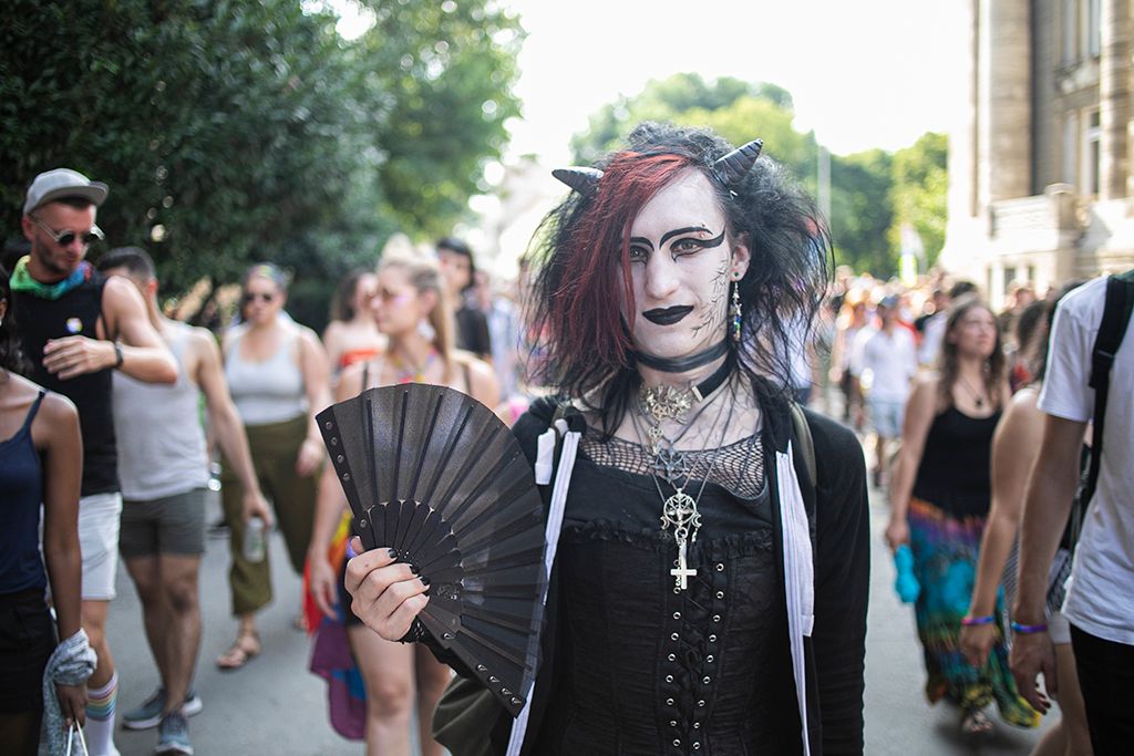 Budapest, 2019. július 6. A 24. Budapest Pride felvonulás résztvevői Fotó: Horváth Péter Gyula