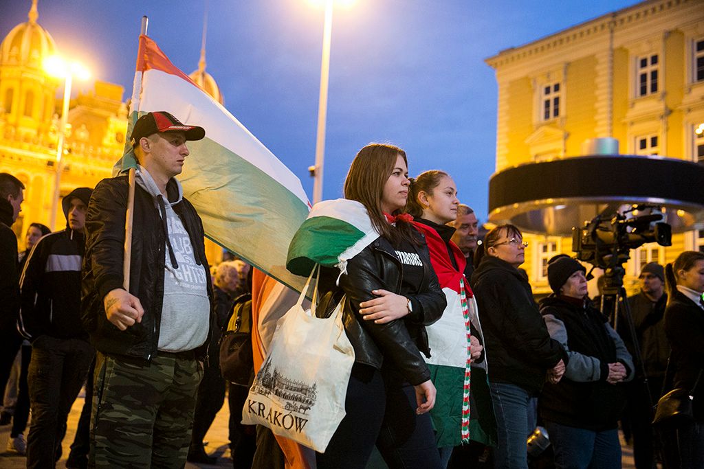 A CEU-s vircsaft elleni demonstráció! Fotó: Horváth Péter Gyula