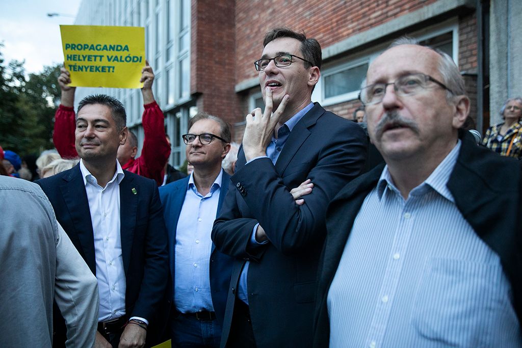 Horváth Csaba, Tóth Csaba, Karácsony Gergely és Niedermüller