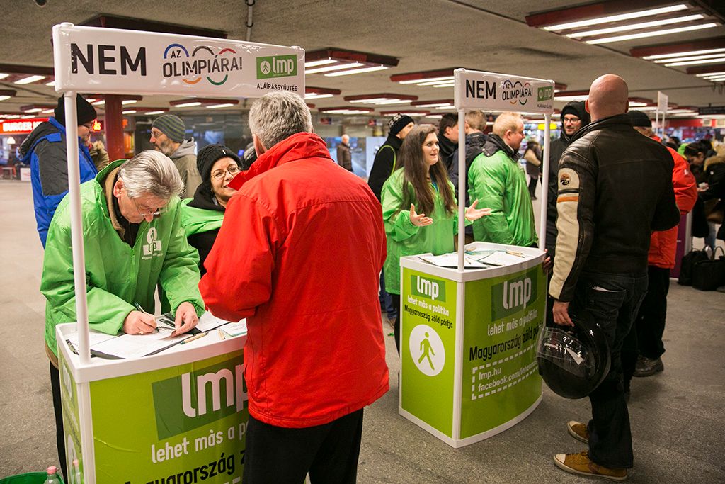 Az LMP megkezdte az aláírásgyűjtést az olimpiáról szóló népszavazás kiírásáért.