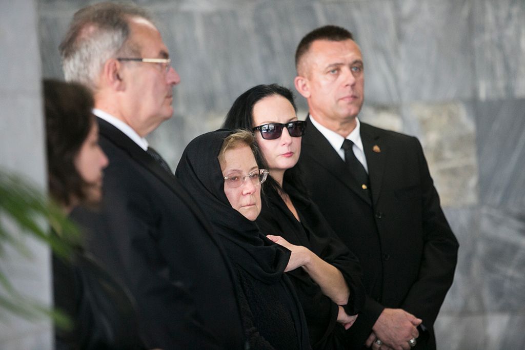 Végső búcsú kollégánktól, Máté T. Gyulától, a Fiumei Úti Sírkertben Fotó: Horváth Péter Gyula