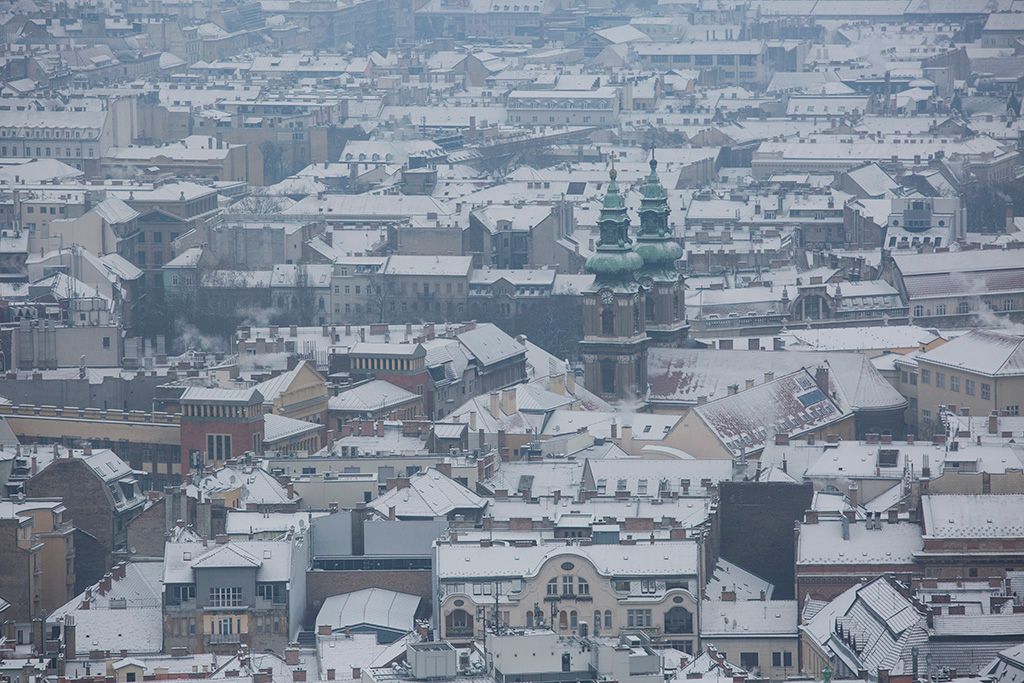 Jégzajlás a Dunán Fotó: Horváth Péter Gyula