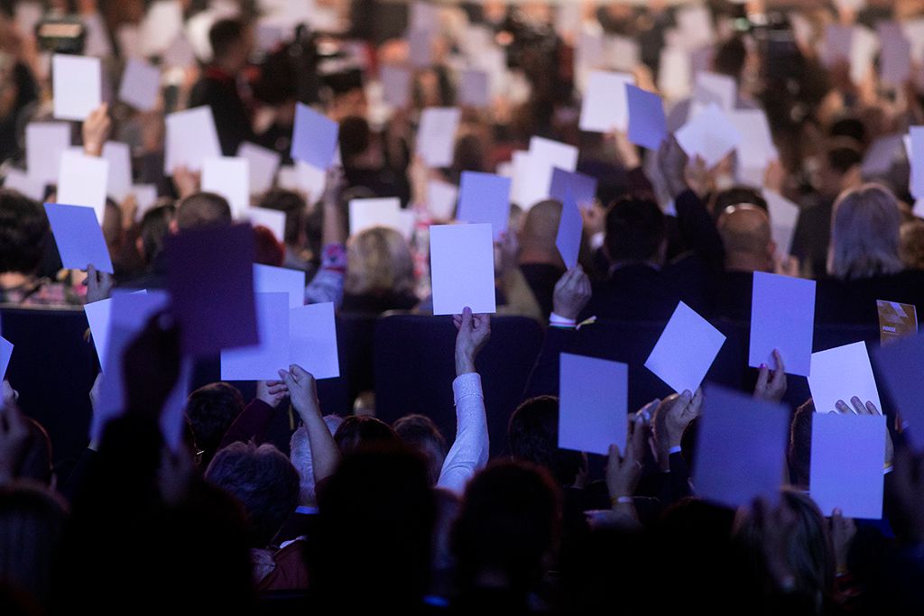 Fidesz 29. tisztújító kongresszusán Budapesten, a Hungexpón  Fotó: Horváth Péter Gyula