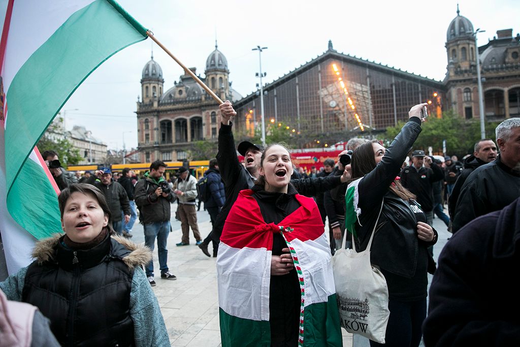 A CEU-s vircsaft elleni demonstráció! Fotó: Horváth Péter Gyula