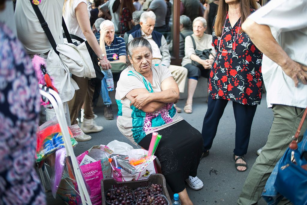 A Függetlenség Napja elnevezésű ellenzéki tüntetés Budapesten V. kerületében, a Szabad sajtó úton 2017. augusztus 20-án. Fotó: Horváth Péter Gyula