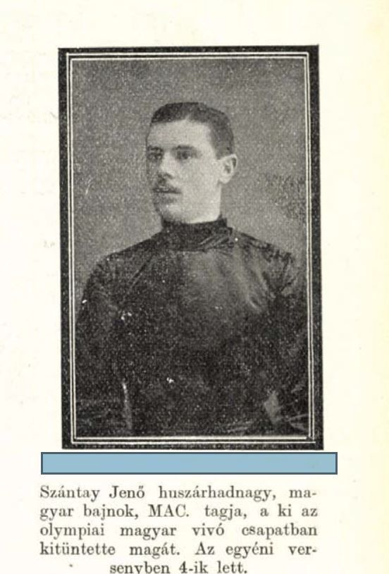 Szántay Jenő fényképe a Tolnai Világlapban (1908) / Forrás: Arcanum.hu