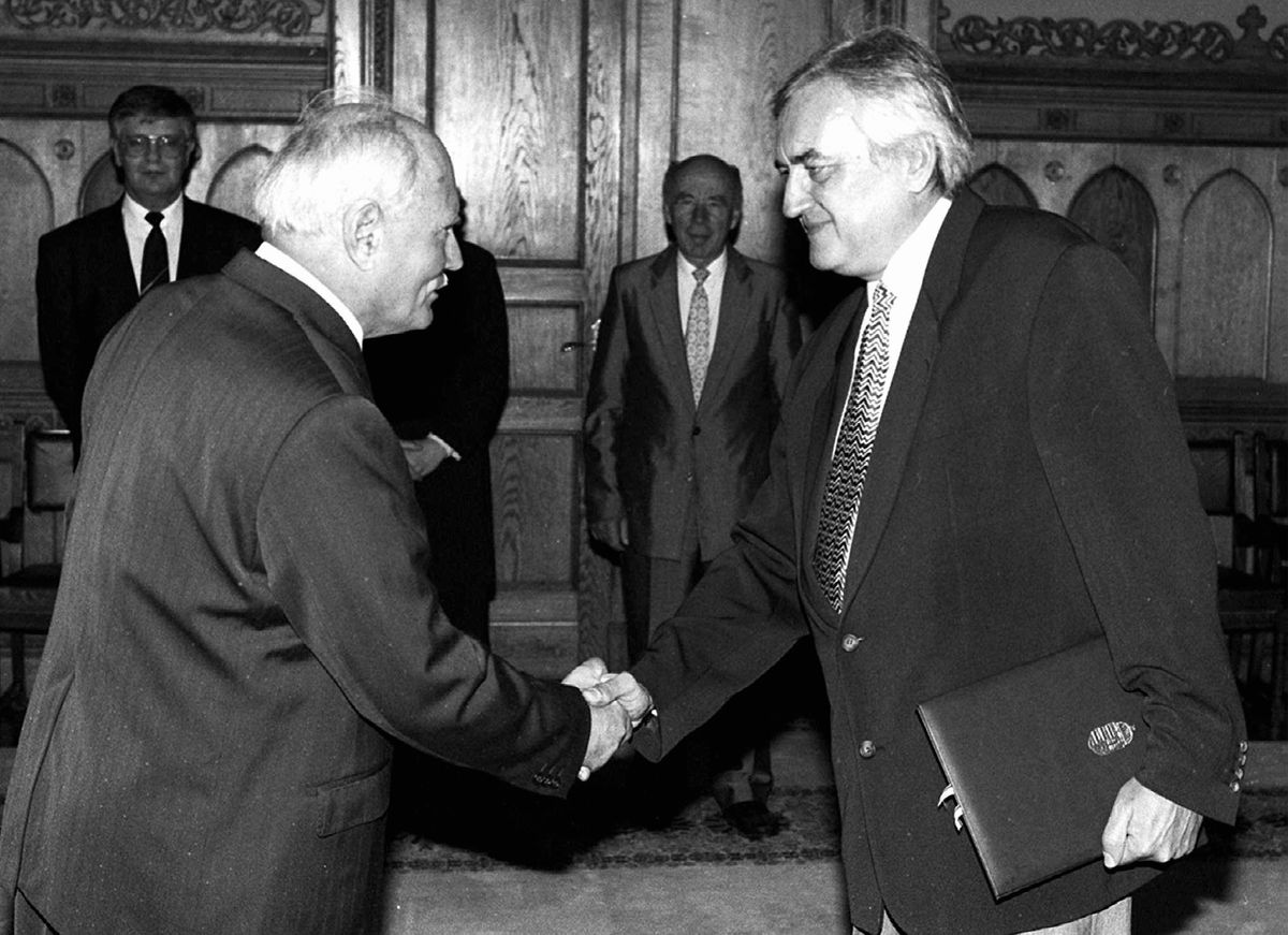 Összenő, bizony / Göncz és Havas Henrik / Fotó: MTI