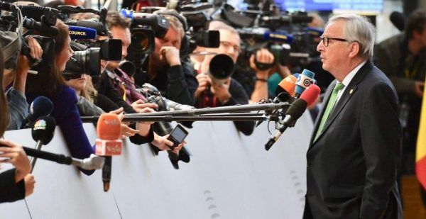 Juncker utolsó alkalommal jelent meg, mint az EB elnöke Fotó:Twitter