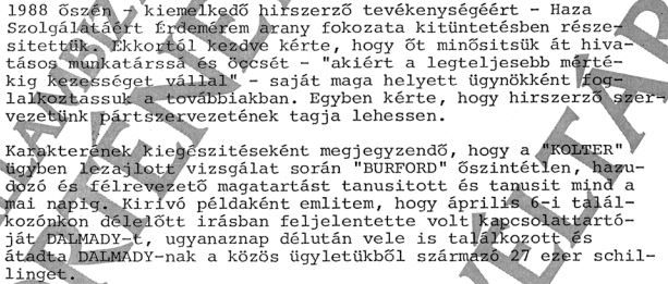 Burford ügynök már nem jó ügynök /Ill.: PS