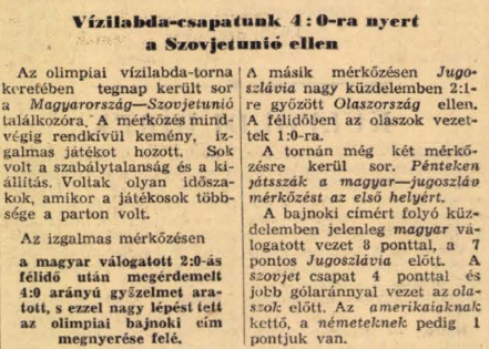 A Népszabadság rövidke cikke / Forrás: Arcanum.hu