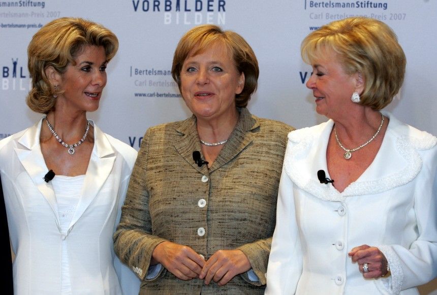 Merkel és Mohn.