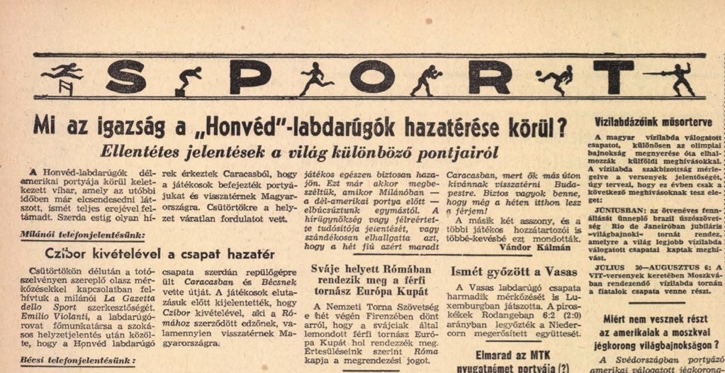 Hazajönnek-e? Korabeli cikk a Népszavában / Forrás: Arcanum.hu