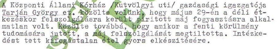 Tarján elvtárs jelenti / Forrás: ÁBTL