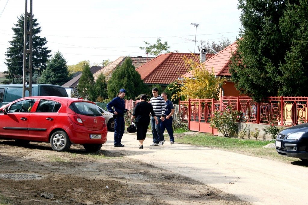A rémtett helyszíne Baracson - Fotó: PS/Füssy Angéla