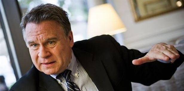 Christopher Smith az Amerikai Egyesült Államok nagy elnökéhez, Ronald Reaganhez hasonlította Orbán Viktort. Fotó: Heti Válasz