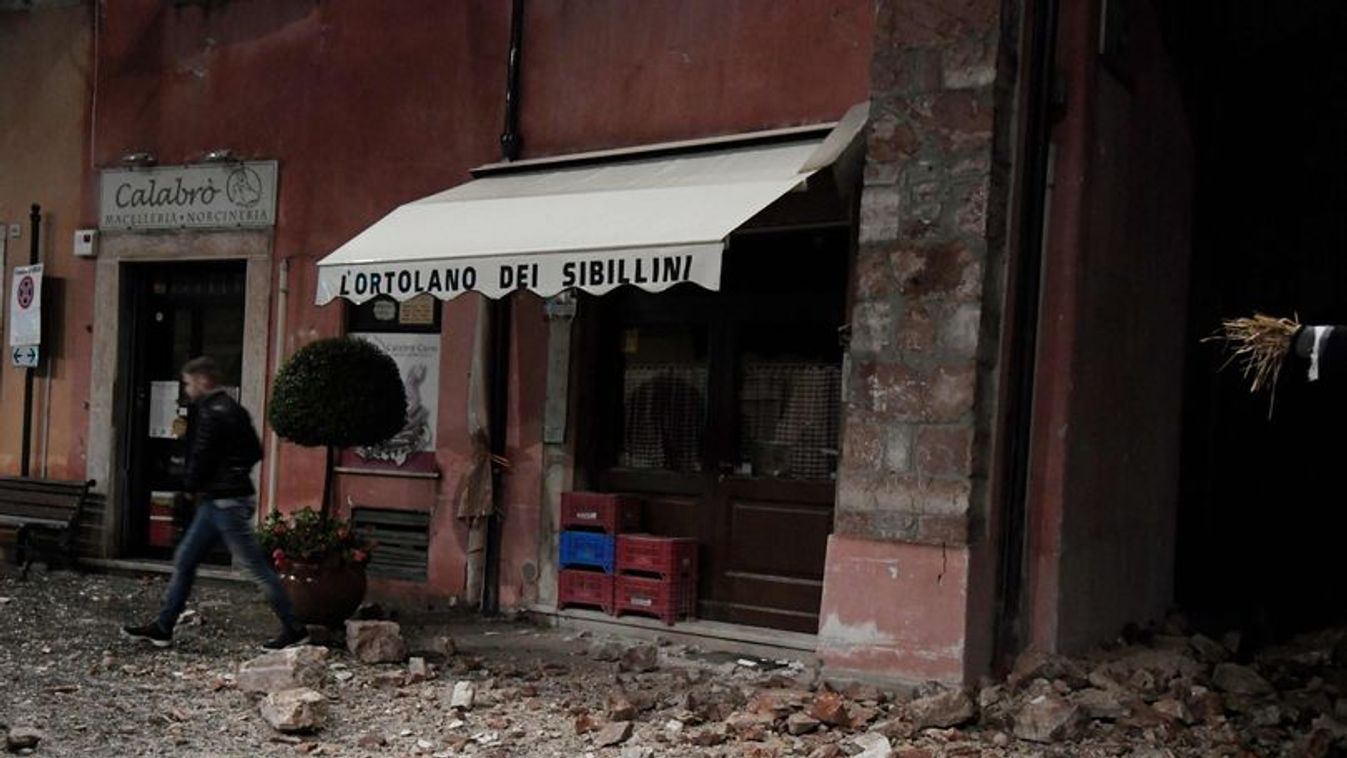 Újabb nagy erejű földrengés Olaszországban, Perugia környékén!