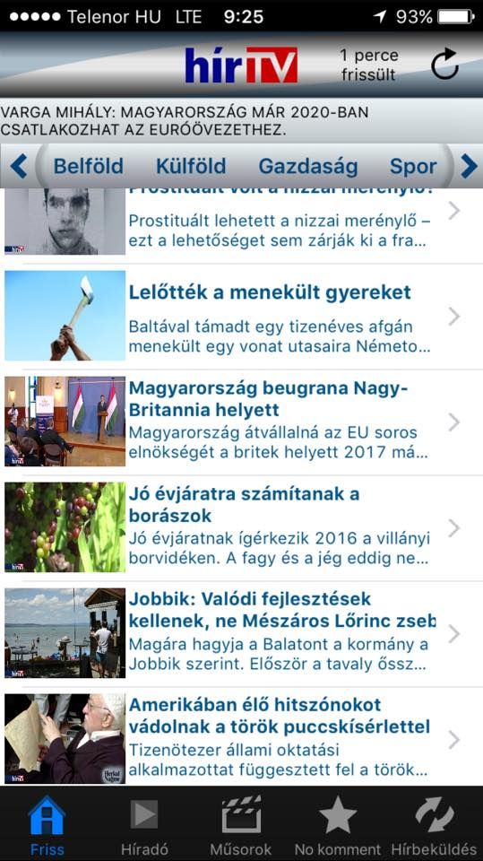 Az Iszlám Állam katonájaként hitetleneket késelő afgán fiú a Hír TV szerint
