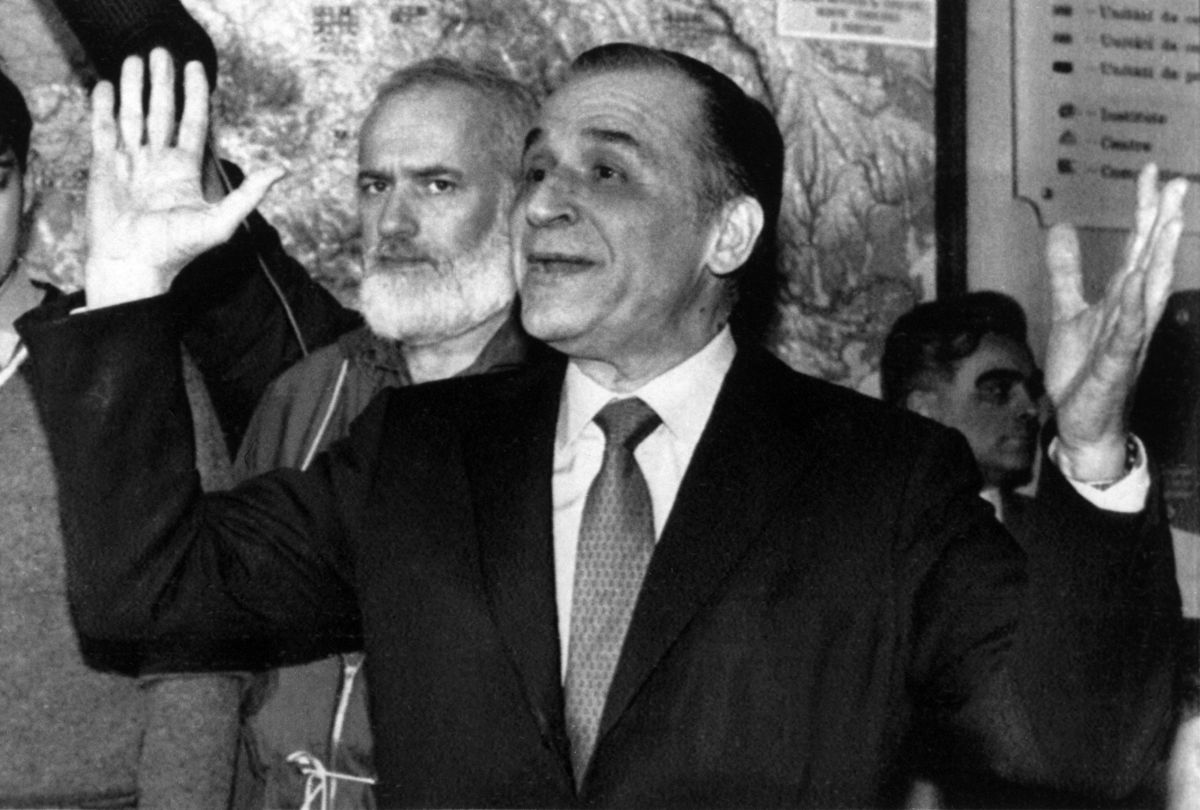 Ion Iliescu, a bányászjárás egyik fő felelőse / Fotó: MTI/Reuters