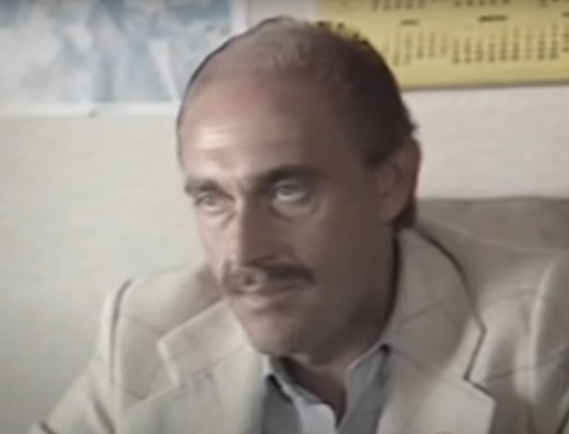 Szalma elvtárs a szépségkirálynő-botrányról készült dokumentumfilmben / Forrás: Youtube