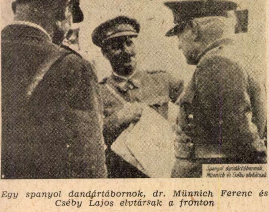 Cséby elvtárs Münnichhel / Forrás: Igaz Szó, 1961/Arcanum.hu