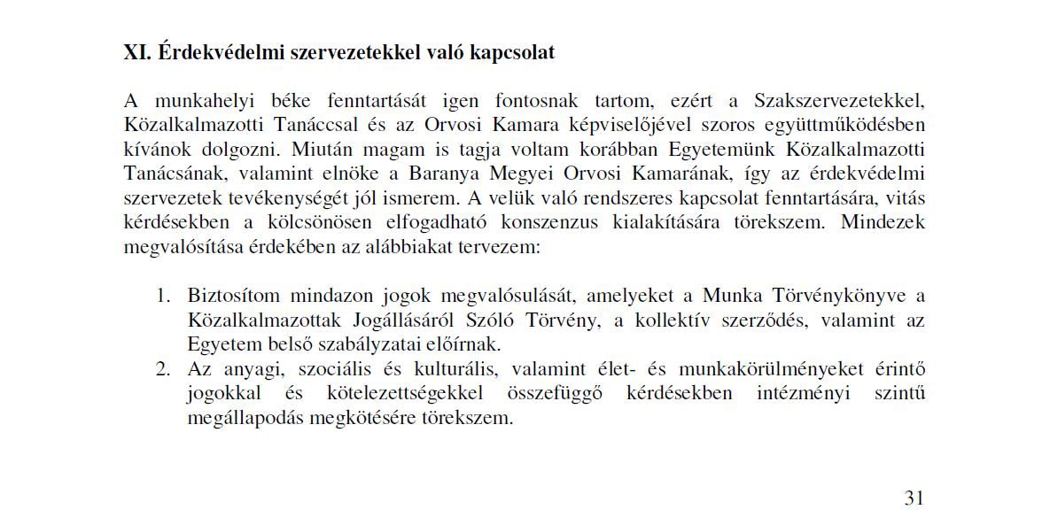 ...és Bódis József pályázatának 31. oldala
