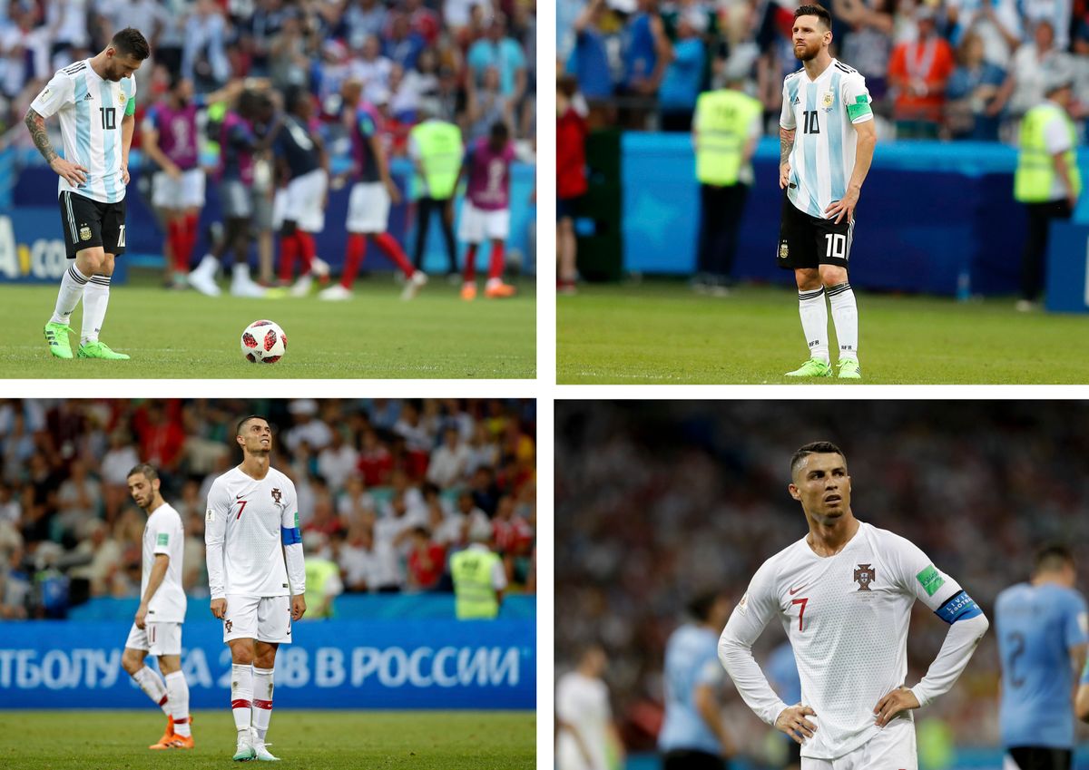 Messi és C. Ronaldo / Fotó: MTI/EPA