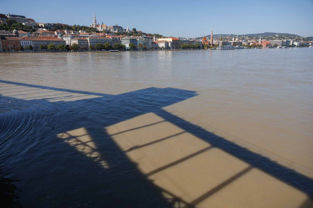 20240921 -- Tetőzik a Duna áradása Budapesten // fotó: Hatlaczki Balázs